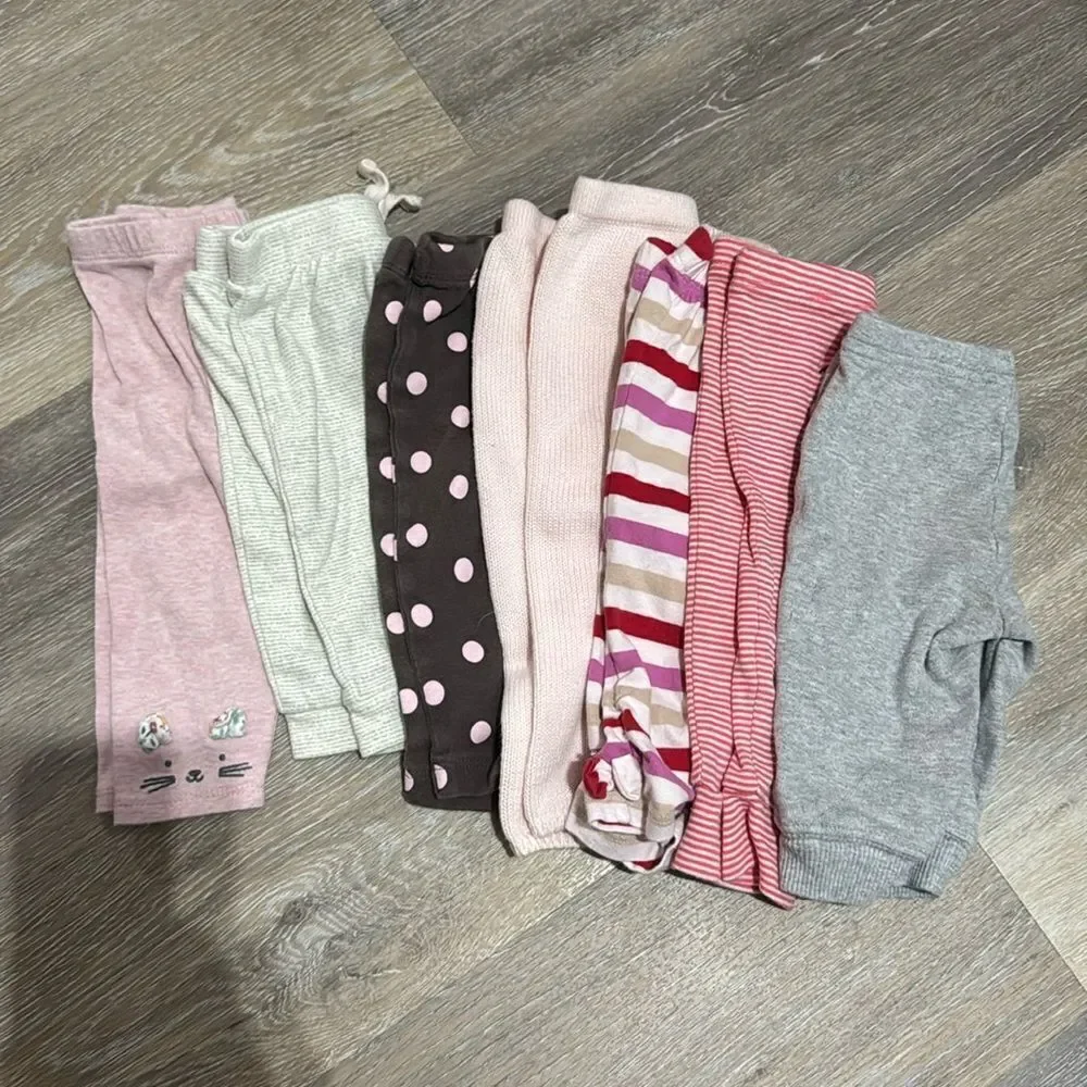 Bundle of 7 baby pants